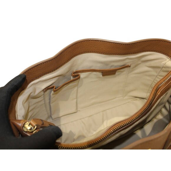 Celine Boogie Bag Brown Leather - Picture 7 of 8